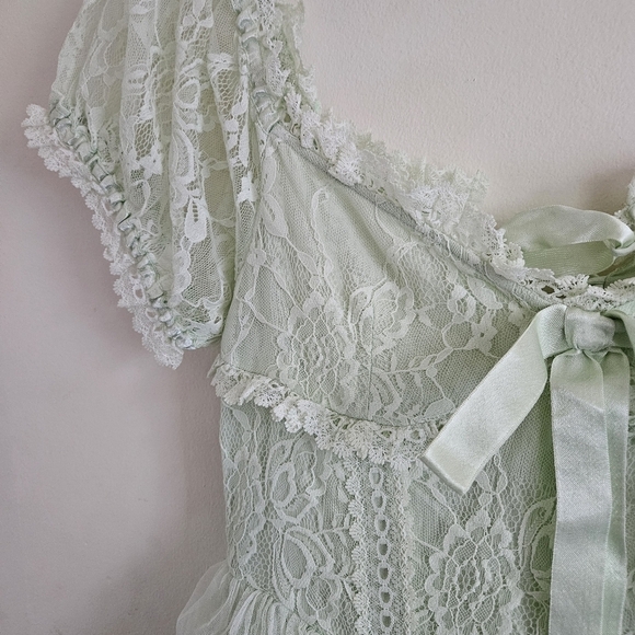 Amy Jane London Chinoise Green Sofia Maxi Dress NWT - Picture 4 of 13